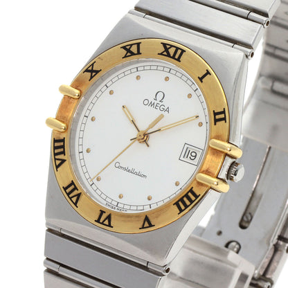 OMEGA Constellation flat bezel Watches Stainless Steel/Stainless Steel mens