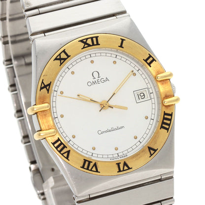 OMEGA Constellation flat bezel Watches Stainless Steel/Stainless Steel mens