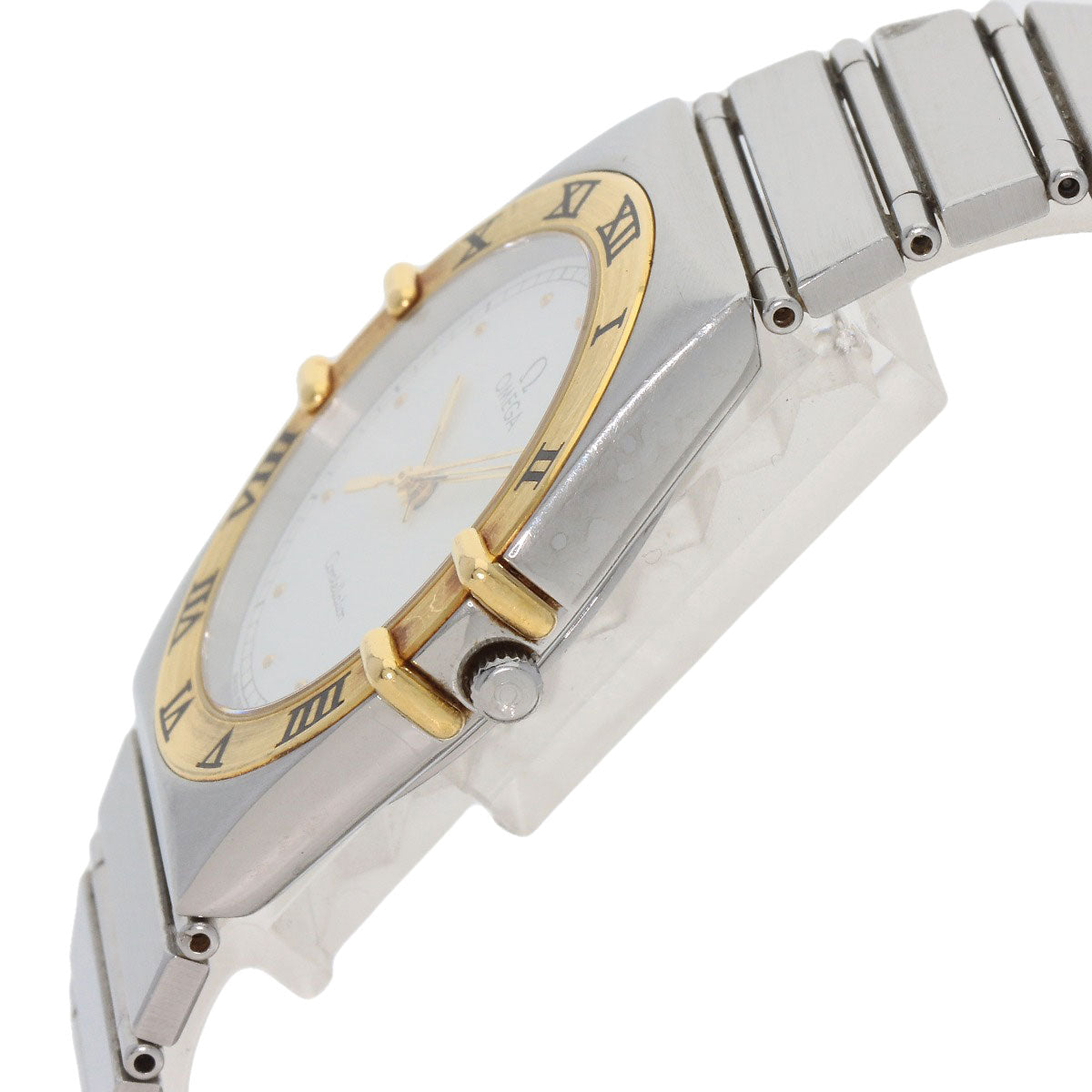 OMEGA Constellation flat bezel Watches Stainless Steel/Stainless Steel mens