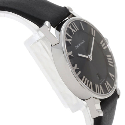 TIFFANY&Co. Atlas Dome Watches Z1830.11.10A10A52A Stainless Steel/Leather Ladies