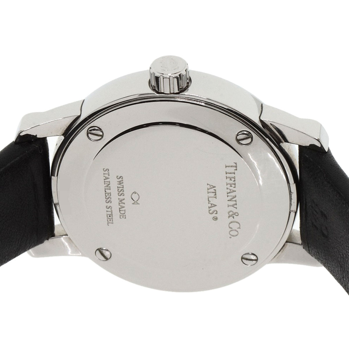 TIFFANY&Co. Atlas Dome Watches Z1830.11.10A10A52A Stainless Steel/Leather Ladies