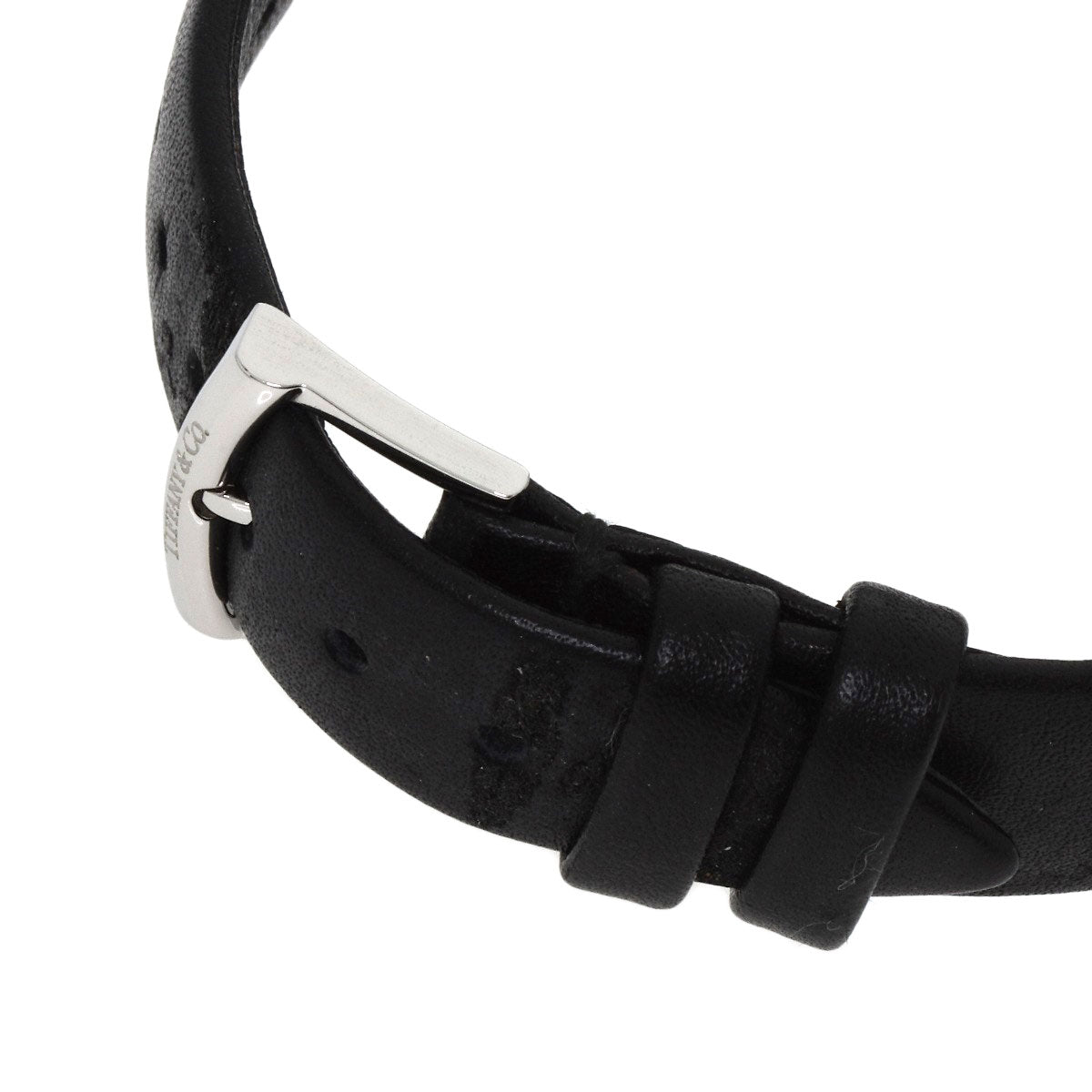 TIFFANY&Co. Atlas Dome Watches Z1830.11.10A10A52A Stainless Steel/Leather Ladies