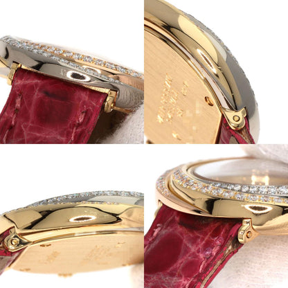 CARTIER Trinity Diamond Watches WG200351 K18 Pink Gold/Leather Ladies