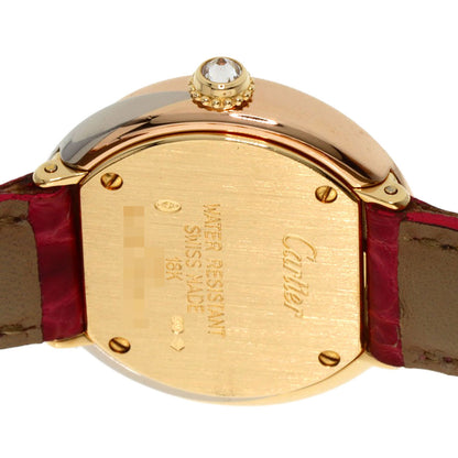 CARTIER Trinity Diamond Watches WG200351 K18 Pink Gold/Leather Ladies