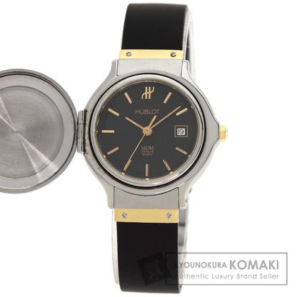 HUBLOT MDM Classic Hunter Case Watches Stainless Steel/Rubber Ladies