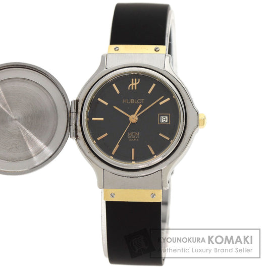 HUBLOT MDM Classic Hunter Case Watches Stainless Steel/Rubber Ladies