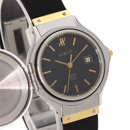 HUBLOT MDM Classic Hunter Case Watches Stainless Steel/Rubber Ladies