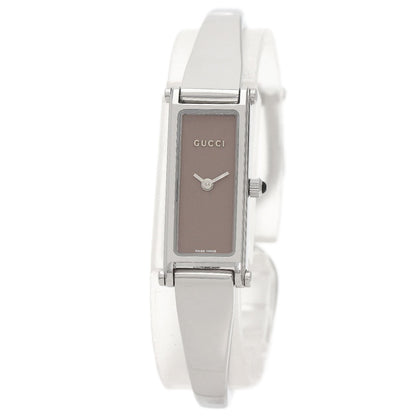 GUCCI Square face Watches 1500L Stainless Steel/Stainless Steel Ladies