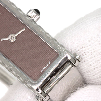 GUCCI Square face Watches 1500L Stainless Steel/Stainless Steel Ladies