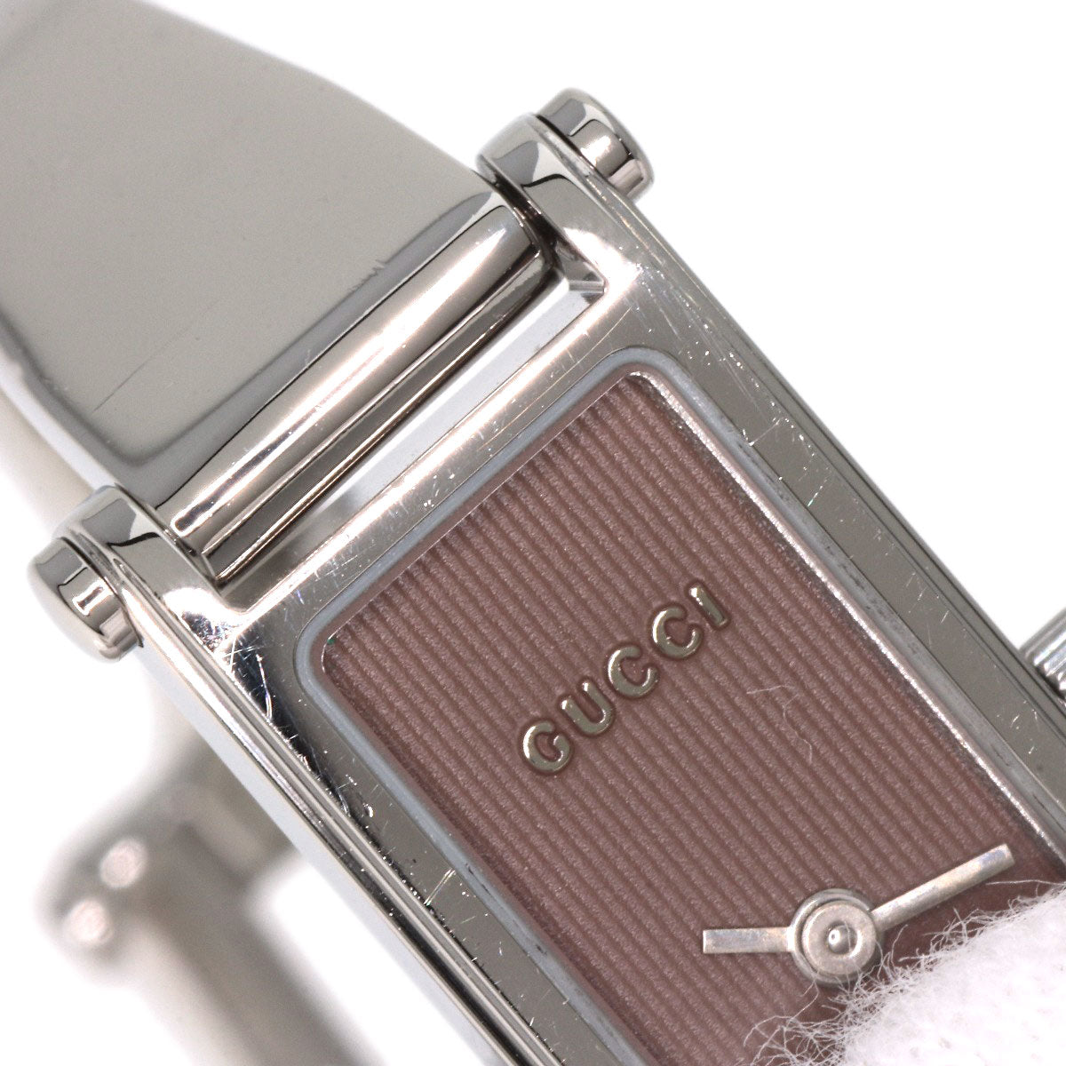 GUCCI Square face Watches 1500L Stainless Steel/Stainless Steel Ladies
