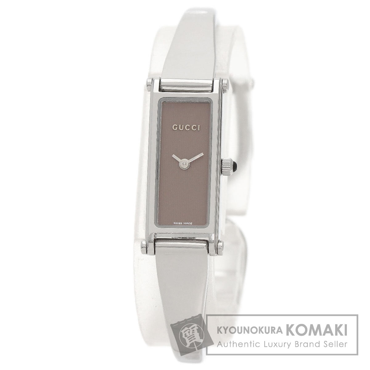 GUCCI Square face Watches 1500L Stainless Steel/Stainless Steel Ladies