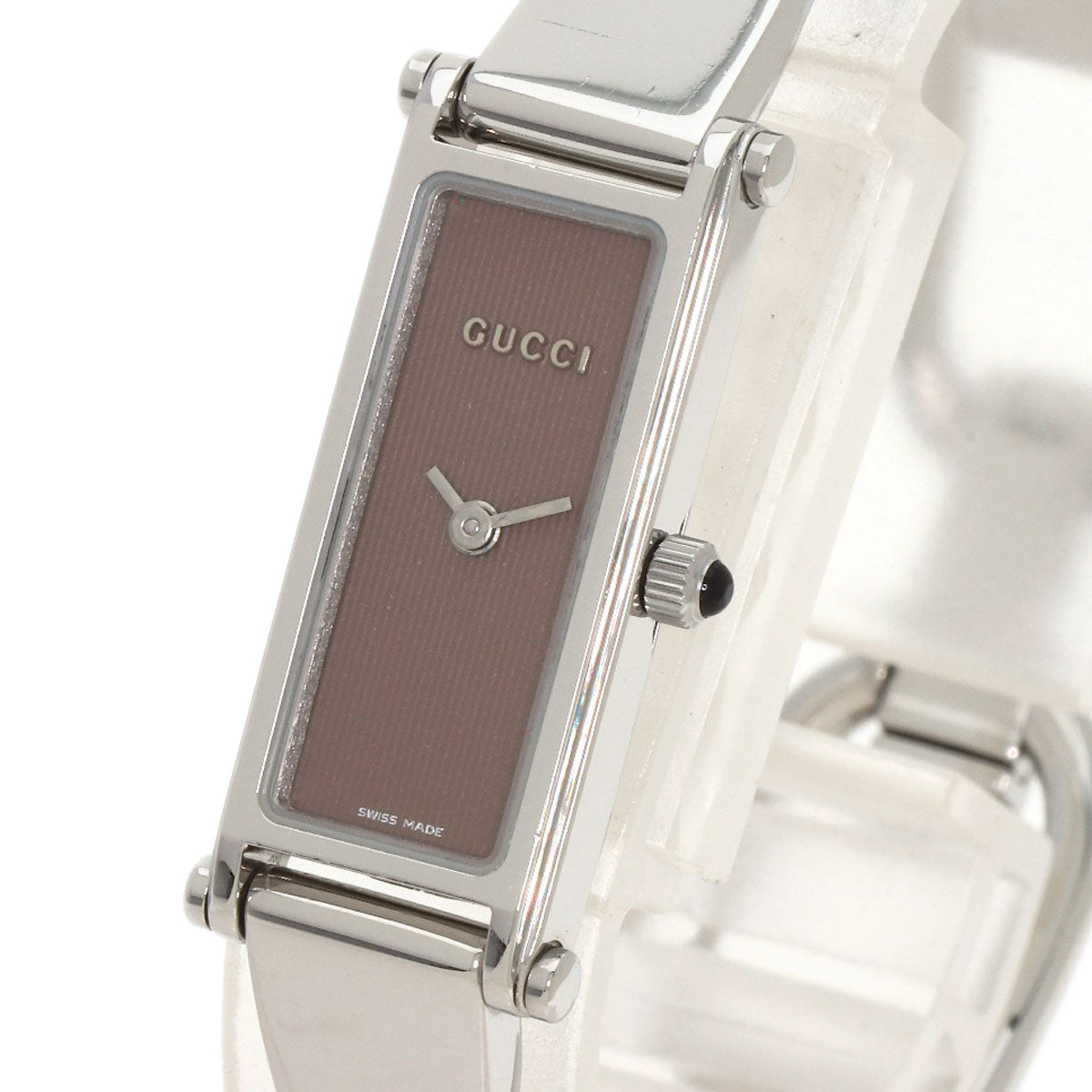GUCCI Square face Watches 1500L Stainless Steel/Stainless Steel Ladies