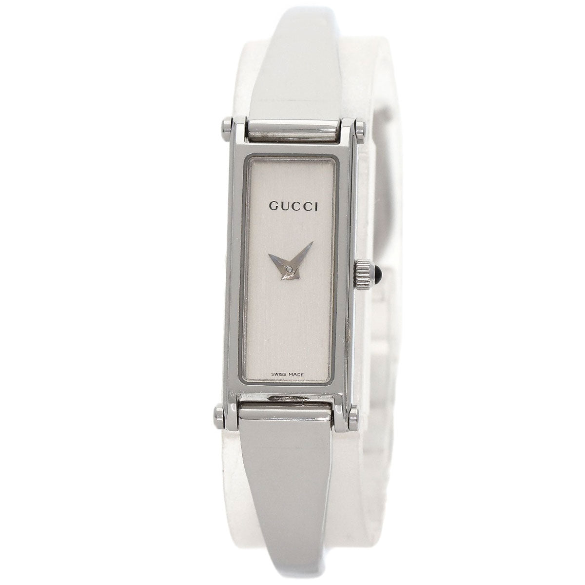 GUCCI Square face Watches 1500L Stainless Steel/Stainless Steel Ladies