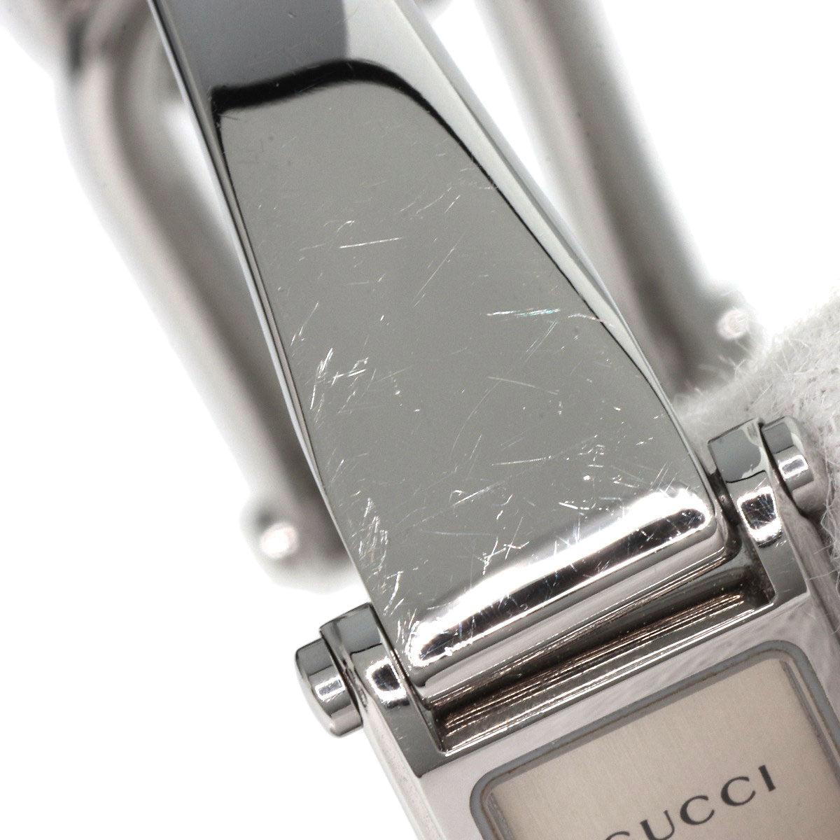 GUCCI Square face Watches 1500L Stainless Steel/Stainless Steel Ladies