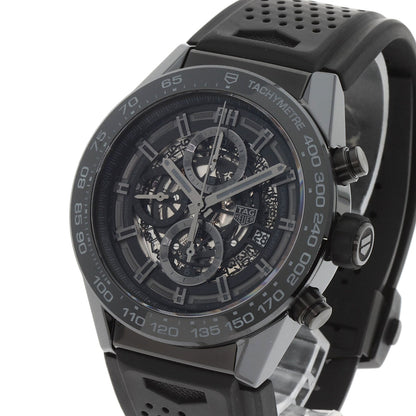 TAG HEUER Carrera Caliber Heuer 01 Watches CAR2A90 Ceramic/Rubber mens