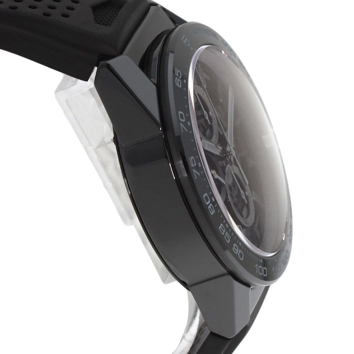 TAG HEUER Carrera Caliber Heuer 01 Watches CAR2A90 Ceramic/Rubber mens