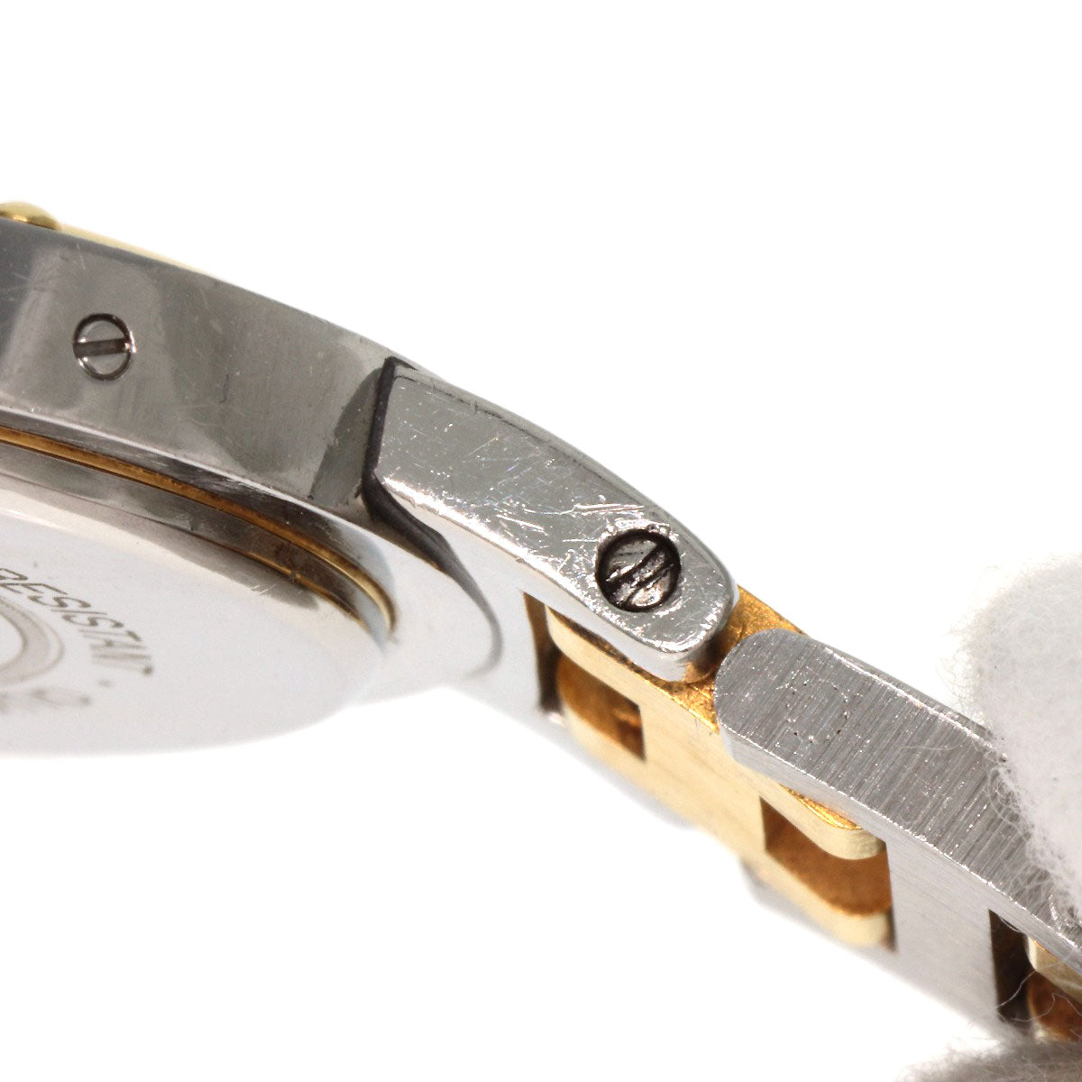 HERMES Clipper Old Belt Watches Stainless Steel/SSxGP mens