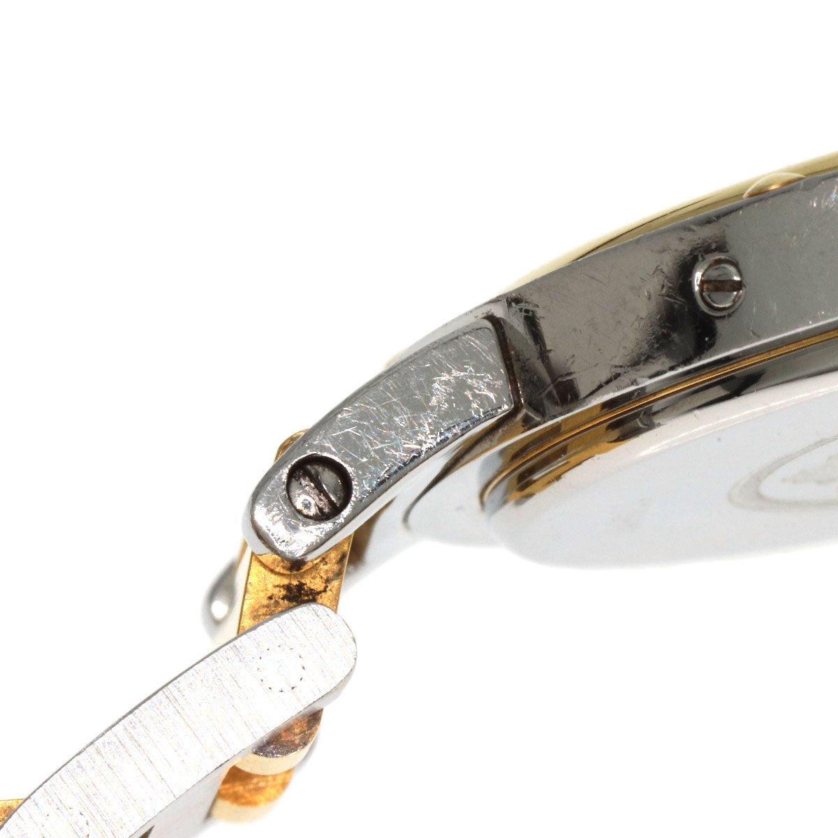 HERMES Clipper Old Belt Watches Stainless Steel/SSxGP mens
