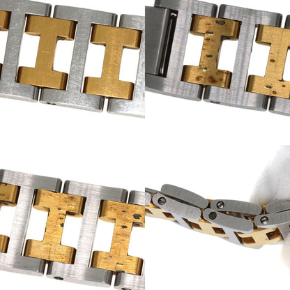 HERMES Clipper Old Belt Watches Stainless Steel/SSxGP mens