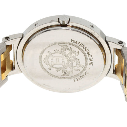 HERMES Clipper Old Belt Watches Stainless Steel/SSxGP mens