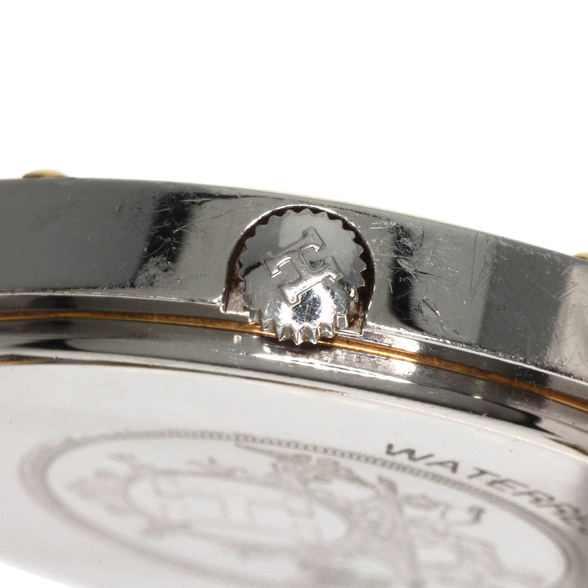 HERMES Clipper Old Belt Watches Stainless Steel/SSxGP mens