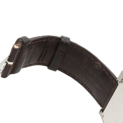 GUCCI Square face Watches 7100M Stainless Steel/Leather mens