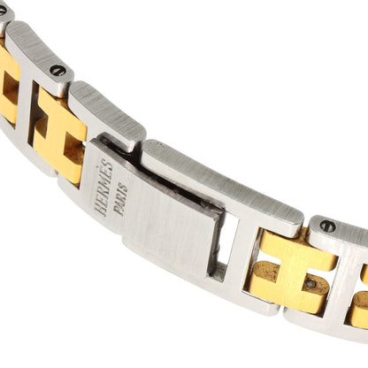 HERMES Clipper Old Belt Watches Stainless Steel/SSxGP Ladies