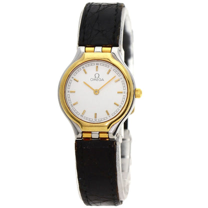 OMEGA De Ville Watches Stainless Steel/Leather Ladies