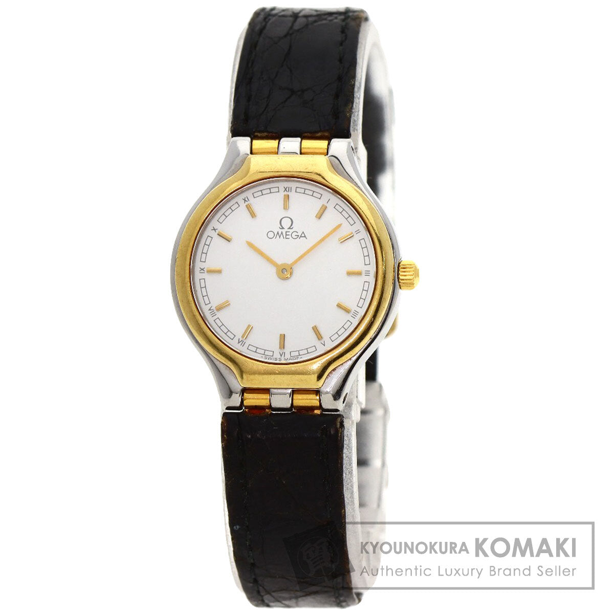 OMEGA De Ville Watches Stainless Steel/Leather Ladies