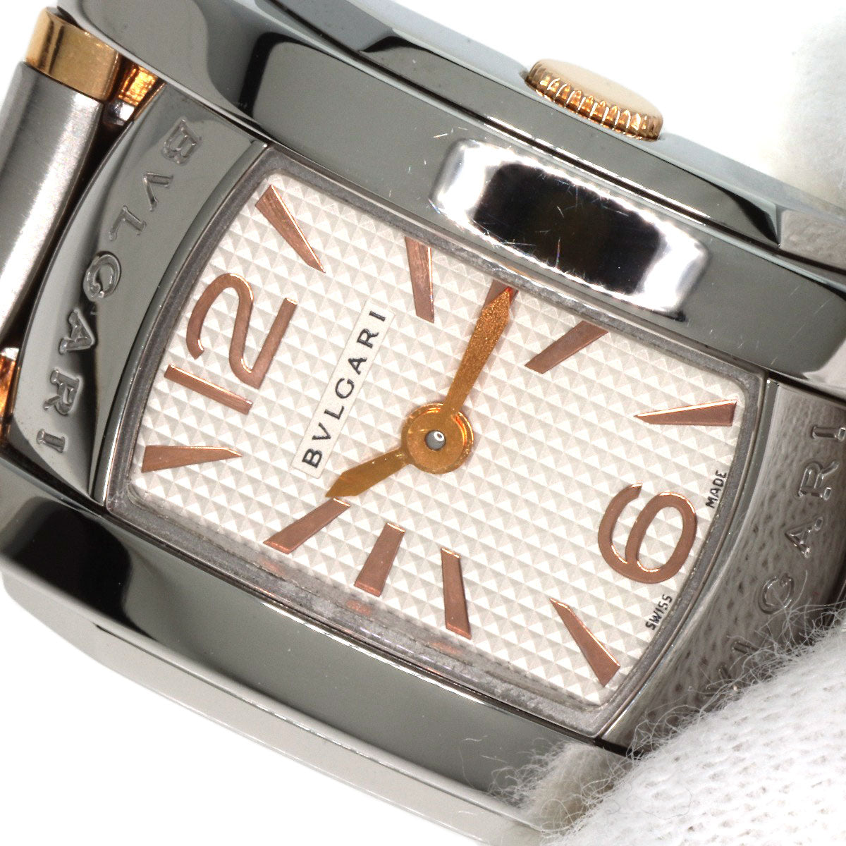 BVLGARI Assioma Watches AA26S Stainless Steel/SSxK18PG Ladies