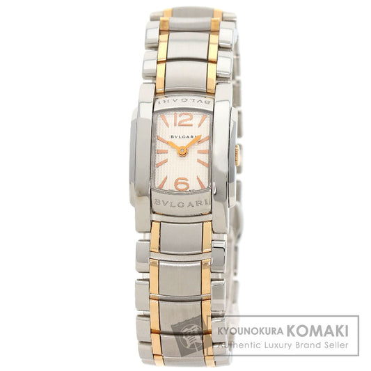 BVLGARI Assioma Watches AA26S Stainless Steel/SSxK18PG Ladies