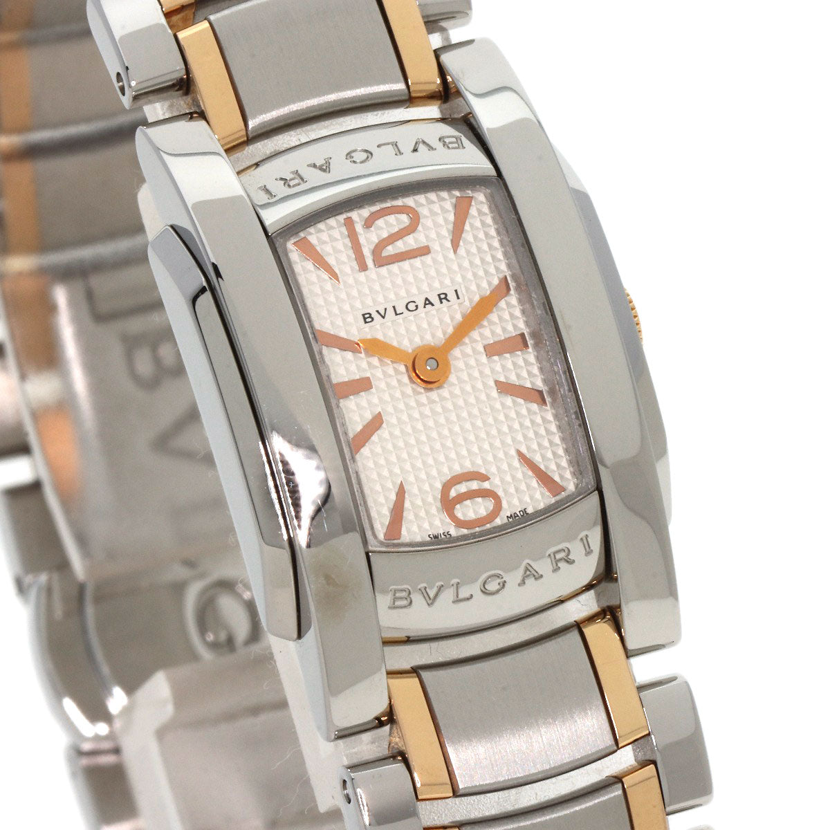 BVLGARI Assioma Watches AA26S Stainless Steel/SSxK18PG Ladies