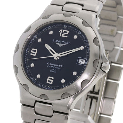 LONGINES Conquest Date Perpetual Calendar Watches L1.636.4 Stainless Steel/Stainless Steel mens