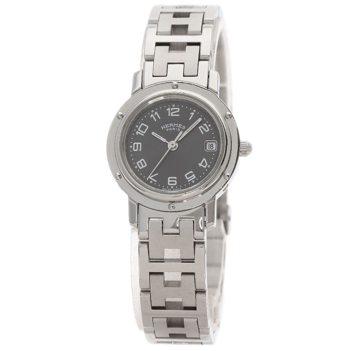 HERMES Clipper Watches CL4.210 Stainless Steel/Stainless Steel Ladies