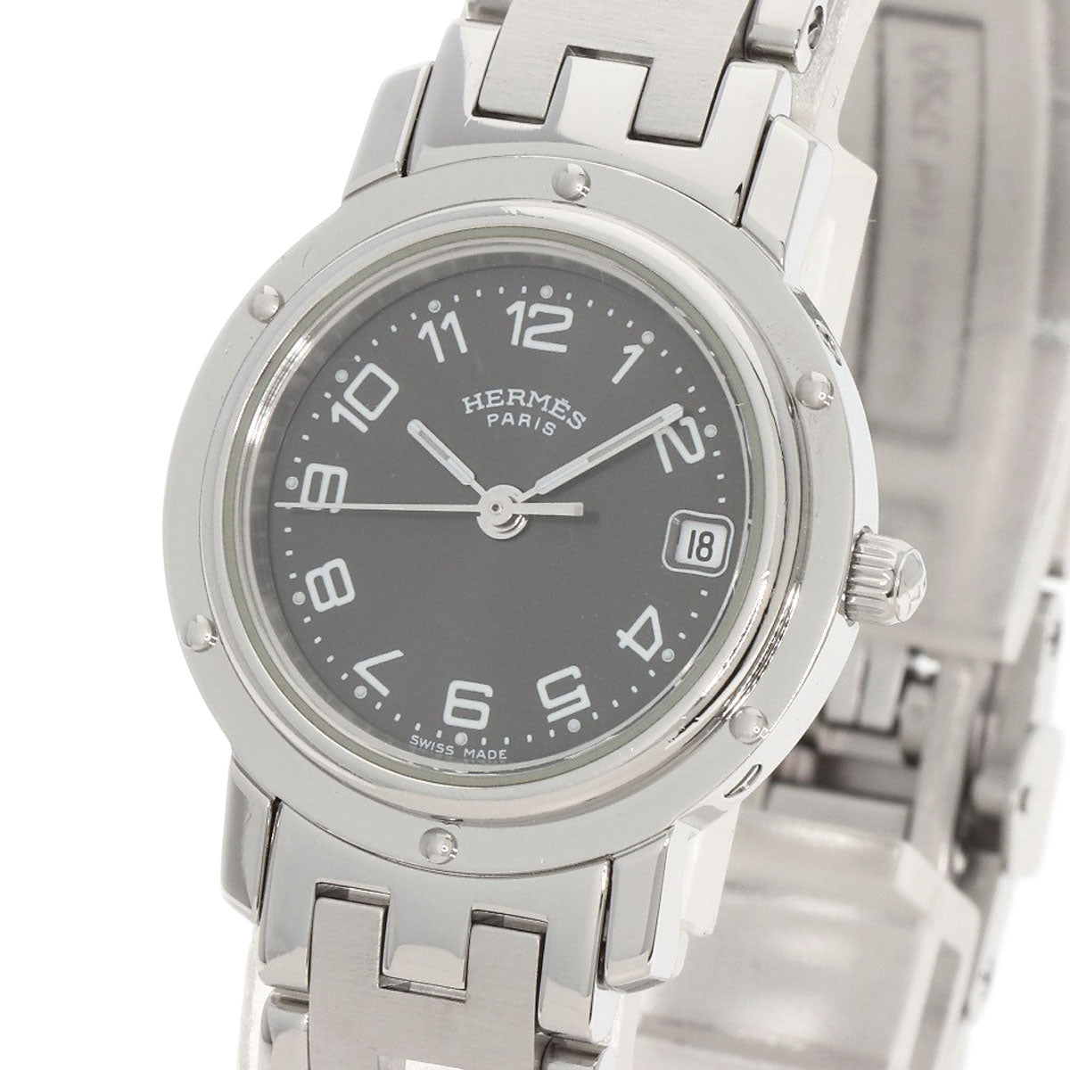 HERMES Clipper Watches CL4.210 Stainless Steel/Stainless Steel Ladies