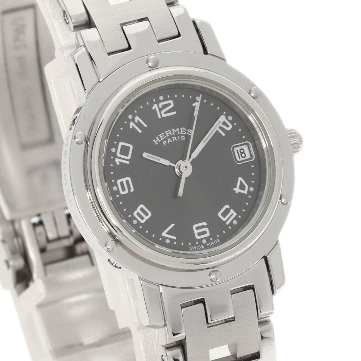 HERMES Clipper Watches CL4.210 Stainless Steel/Stainless Steel Ladies