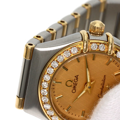 OMEGA Constellation Mini Bezel Diamond Watches 1367.10 Stainless Steel/SSxK18YG Ladies