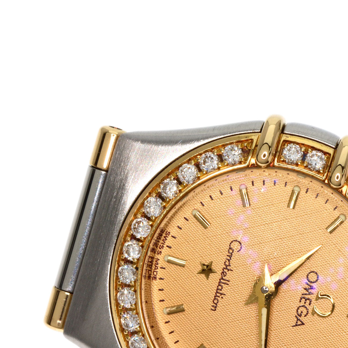 OMEGA Constellation Mini Bezel Diamond Watches 1367.10 Stainless Steel/SSxK18YG Ladies