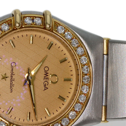 OMEGA Constellation Mini Bezel Diamond Watches 1367.10 Stainless Steel/SSxK18YG Ladies