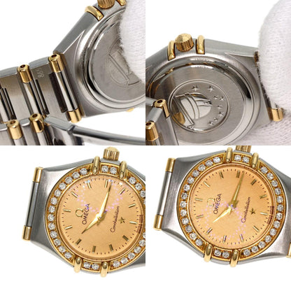 OMEGA Constellation Mini Bezel Diamond Watches 1367.10 Stainless Steel/SSxK18YG Ladies