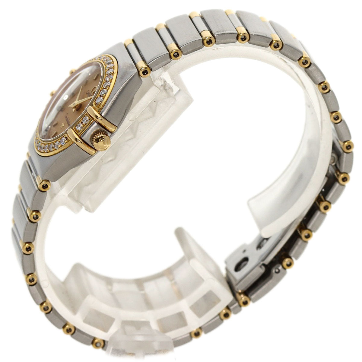 OMEGA Constellation Mini Bezel Diamond Watches 1367.10 Stainless Steel/SSxK18YG Ladies