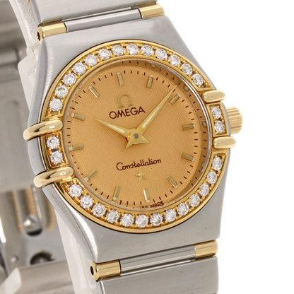 OMEGA Constellation Mini Bezel Diamond Watches 1367.10 Stainless Steel/SSxK18YG Ladies