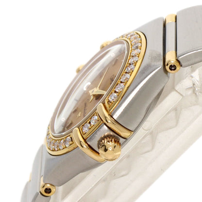 OMEGA Constellation Mini Bezel Diamond Watches 1367.10 Stainless Steel/SSxK18YG Ladies