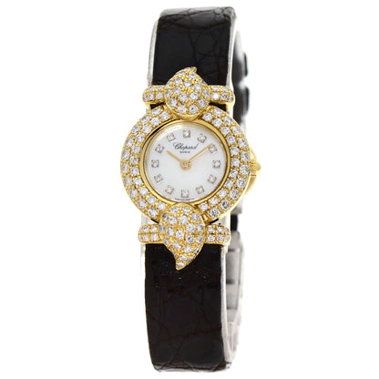 Chopard Kashmir Diamond Maker Complete Watches 43/6031S K18 Yellow Gold/Leather Ladies