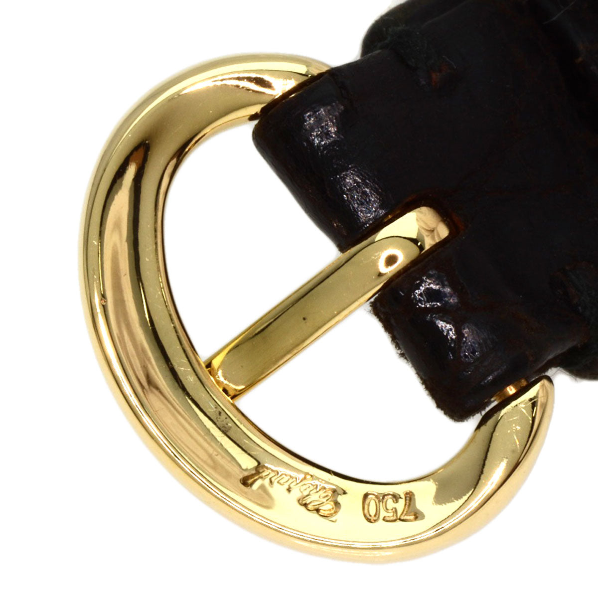 Chopard Kashmir Diamond Maker Complete Watches 43/6031S K18 Yellow Gold/Leather Ladies