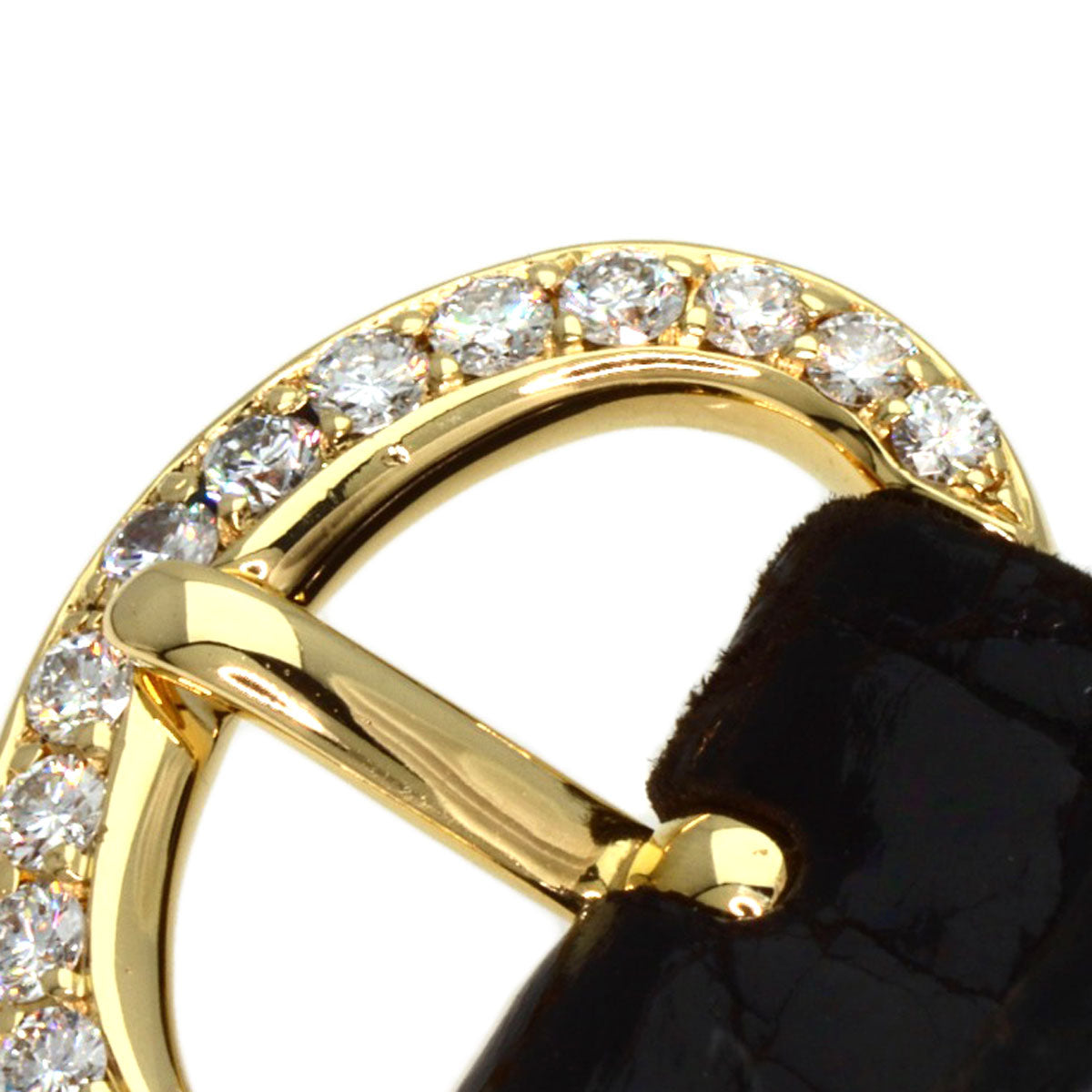 Chopard Kashmir Diamond Maker Complete Watches 43/6031S K18 Yellow Gold/Leather Ladies