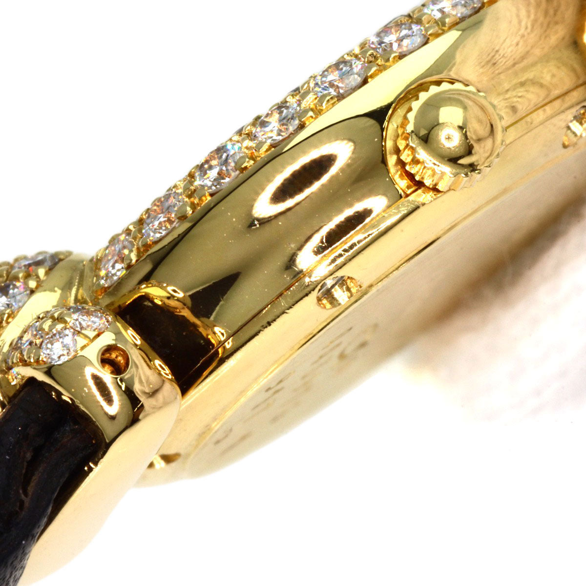 Chopard Kashmir Diamond Maker Complete Watches 43/6031S K18 Yellow Gold/Leather Ladies