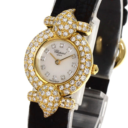 Chopard Kashmir Diamond Maker Complete Watches 43/6031S K18 Yellow Gold/Leather Ladies