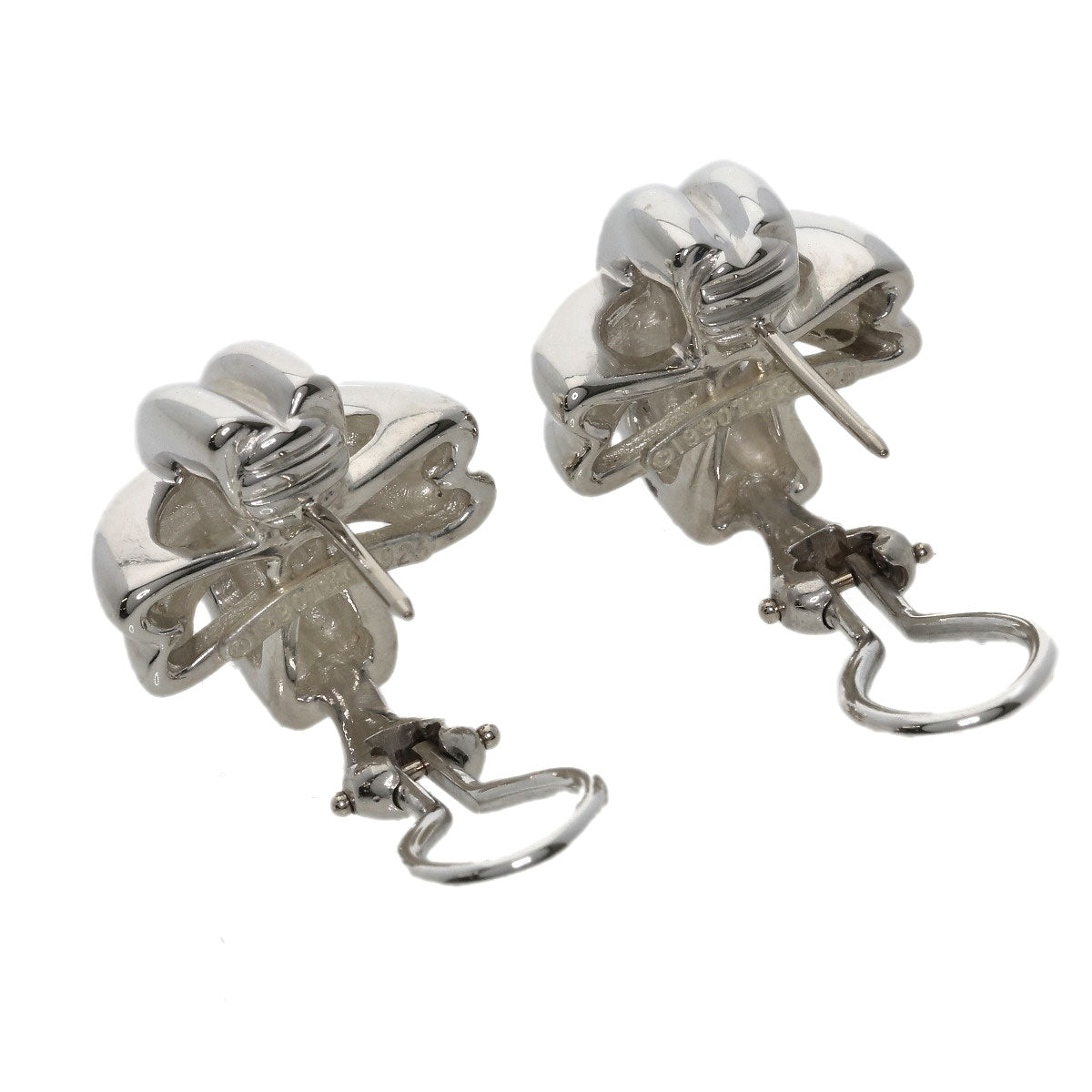 TIFFANY&Co. Signature earring Silver Ladies [Used]