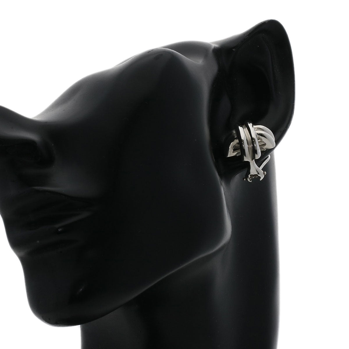 TIFFANY&Co. Signature earring Silver Ladies [Used]